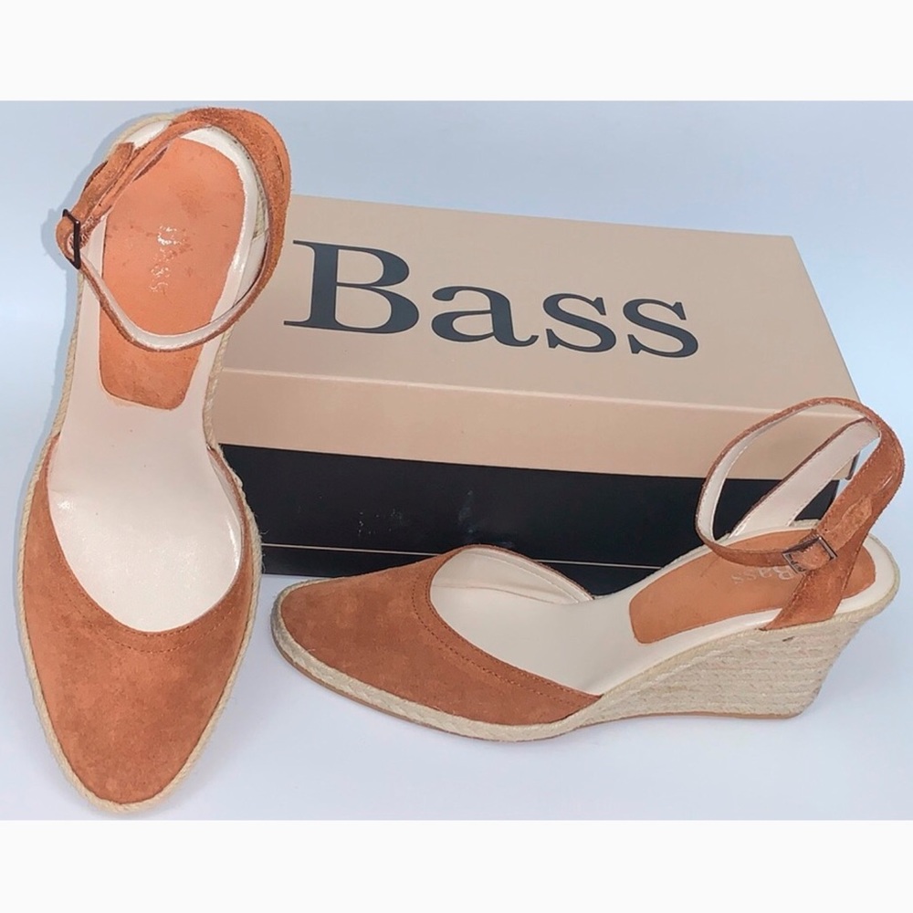 Bass Suede Slingback Espadrilles